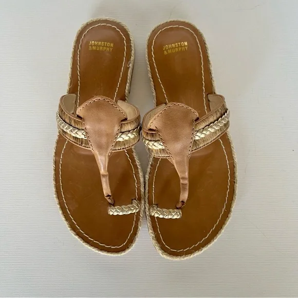 Johnston & Murphy Women's Tan Sandals 6 1/2 woman’s - Picture 3 of 9